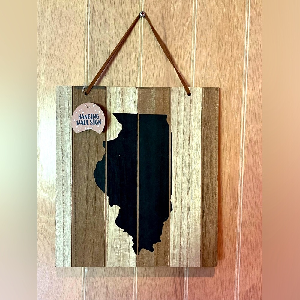 Wall Decor IL state map
